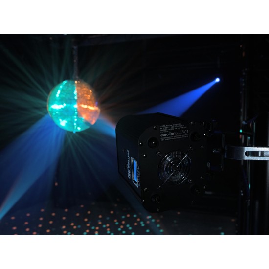 EUROLITE LED TCL-150 Color Changer COB 30W con ruota gobo e colori – Effetto luce compatto DMX per eventi e DJ