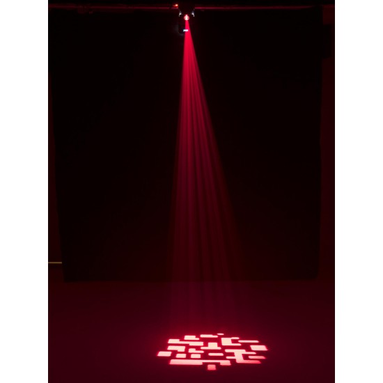 EUROLITE TSL-150 Scan COB LED 30W: Scanner luce DMX compatto con gobo, colori ed effetto Rainbow per DJ, club ed eventi live