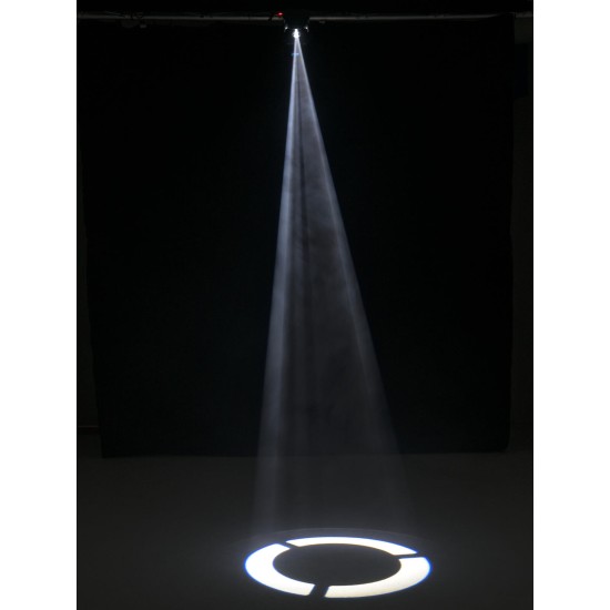 EUROLITE TSL-150 Scan COB LED 30W: Scanner luce DMX compatto con gobo, colori ed effetto Rainbow per DJ, club ed eventi live