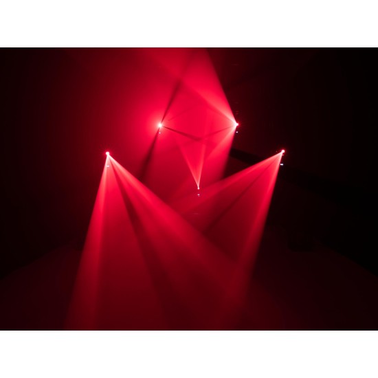 EUROLITE TSL-150 Scan COB LED 30W: Scanner luce DMX compatto con gobo, colori ed effetto Rainbow per DJ, club ed eventi live