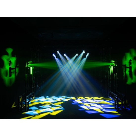 EUROLITE LED TSL-1500 Scan: Scanner LED 150W con Effetti Luce DMX e Gobo Rotanti