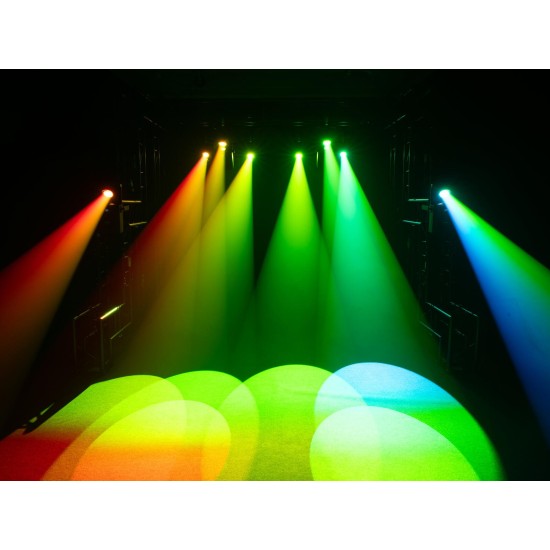 EUROLITE LED TSL-1500 Scan: Scanner LED 150W con Effetti Luce DMX e Gobo Rotanti