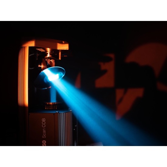 EUROLITE LED TSL-350 Scan COB: Proiettore LED da Palco con Effetto Luce DMX e Gobo Rotanti