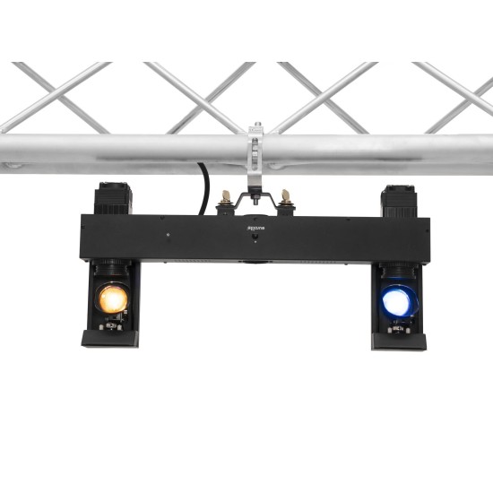 EUROLITE LED Twin Scan Bar: Proiettore LED per Palco con Effetto Luce DMX e Telecomando IR
