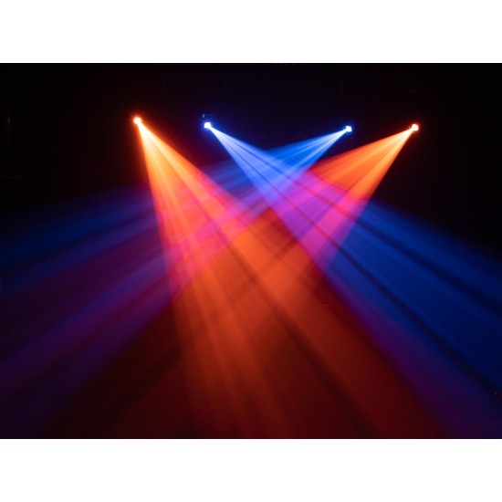 EUROLITE LED Twin Scan Bar: Proiettore LED per Palco con Effetto Luce DMX e Telecomando IR