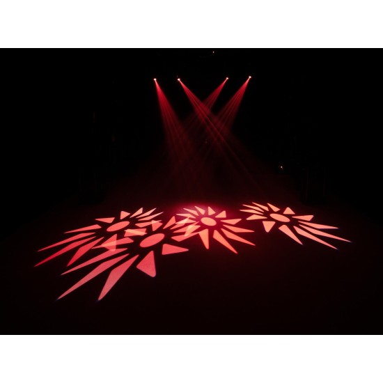 EUROLITE LED Twin Scan Bar: Proiettore LED per Palco con Effetto Luce DMX e Telecomando IR