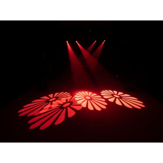 EUROLITE LED Twin Scan Bar: Proiettore LED per Palco con Effetto Luce DMX e Telecomando IR