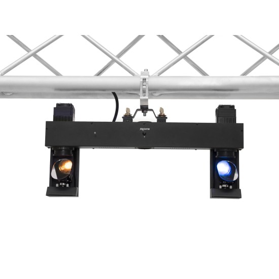 EUROLITE LED Twin Scan Bar: Proiettore LED per Palco con Effetto Luce DMX e Telecomando IR