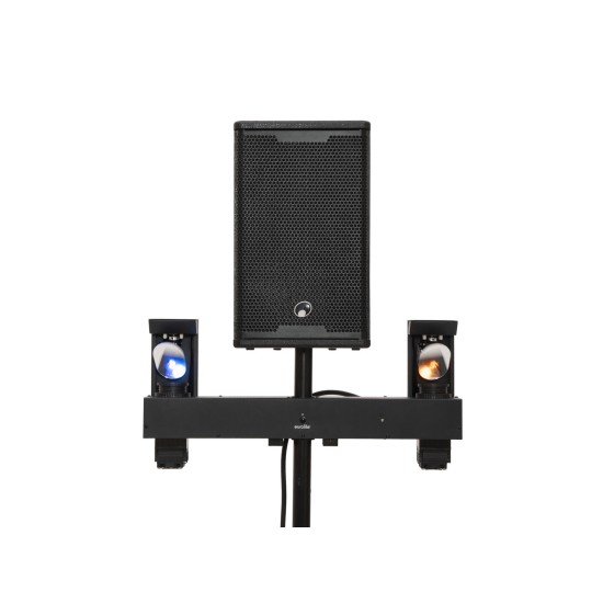 EUROLITE LED Twin Scan Bar: Proiettore LED per Palco con Effetto Luce DMX e Telecomando IR