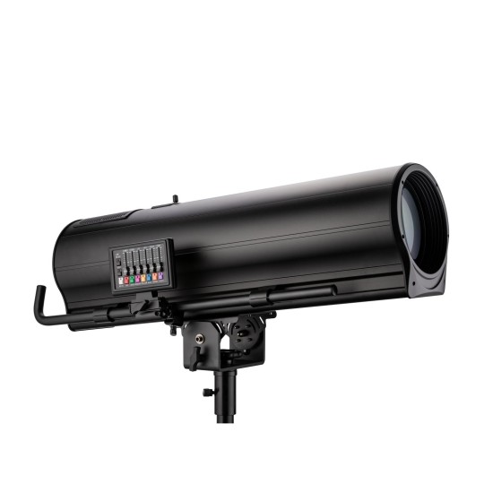 Faro Occhio di Bue SL-1000 MFZ Inseguitore LED 1000W DMX con Zoom e Flightcase