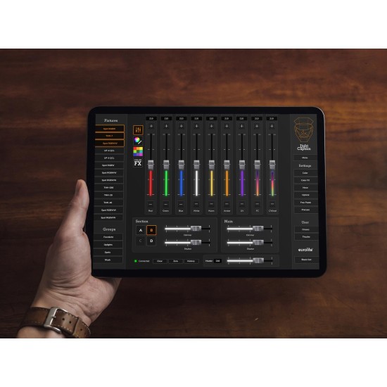 Interfaccia DMX Wi-Fi EUROLITE FreeDMX AP per Controllo Luci Professionali