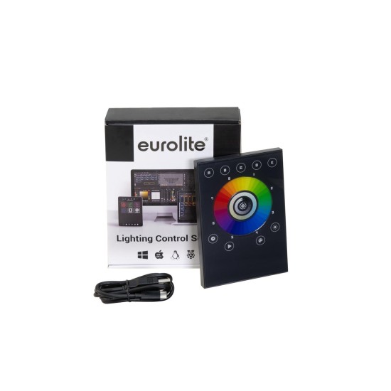 EUROLITE TOUCH-512: Controller DMX Standalone da Incasso con Touchpad e 512 Canali per Gestione Effetti Luce