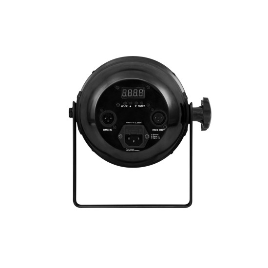 Proiettore LED PAR-56 EUROLITE QCL Short nero con miscelazione RGBW