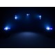 EUROLITE Pannello da Palco 16x12W HCL LED RGBWA/UV: Barra luci con barndoor, DMX e QuickDMX per eventi, palco e DJ