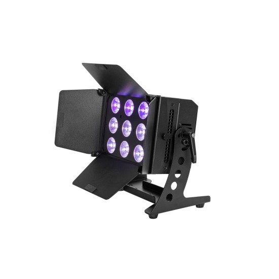 EUROLITE LED CLS-9 QCL RGB/WW 9x7W - Proiettore LED da Palco con Effetti Luce DMX