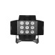 EUROLITE LED CLS-9 QCL RGB/WW 9x7W - Proiettore LED da Palco con Effetti Luce DMX