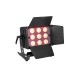 EUROLITE LED CLS-9 QCL RGB/WW 9x7W - Proiettore LED da Palco con Effetti Luce DMX