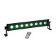 EUROLITE LED IP T-Bar 8 QCL RGBW - Proiettore LED da Palco per Effetti Luce DMX