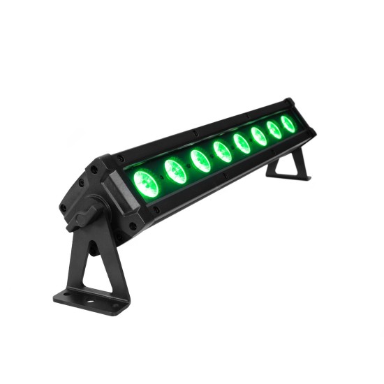 EUROLITE LED IP T-Bar 8 QCL RGBW - Proiettore LED da Palco per Effetti Luce DMX