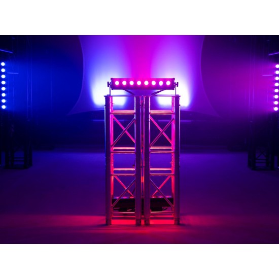 EUROLITE LED IP T-Bar 8 QCL RGBW - Proiettore LED da Palco per Effetti Luce DMX