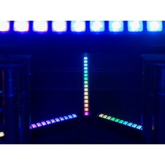 EUROLITE LED IP T-PIX 16 QCL Beam Bar: Barra Luce Professionale per Effetti Scenografici IP65