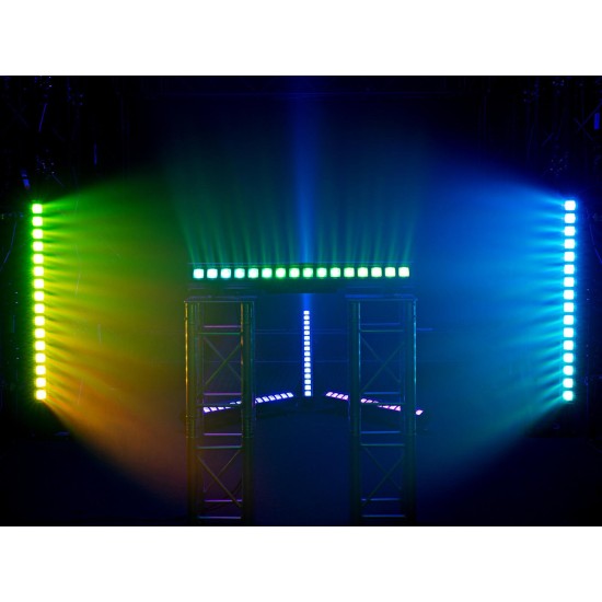 EUROLITE LED IP T-PIX 16 QCL Beam Bar: Barra Luce Professionale per Effetti Scenografici IP65