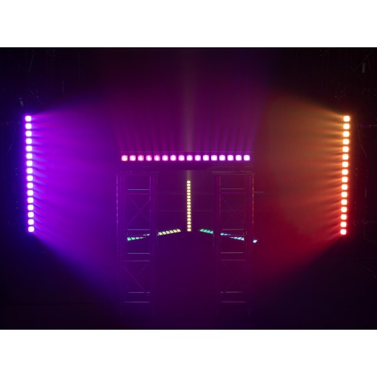 EUROLITE LED IP T-PIX 16 QCL Beam Bar: Barra Luce Professionale per Effetti Scenografici IP65