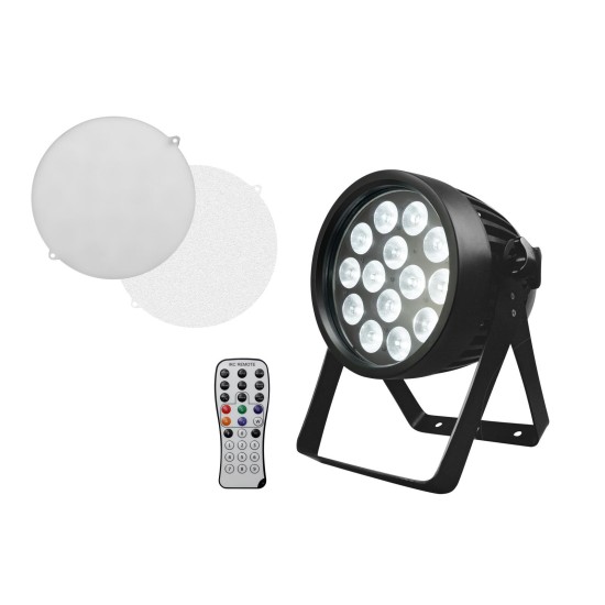 Proiettore LED IP Eurolite PAR 14x8W QCL RGBW per Effetti Luce Professionali