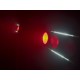 EUROLITE LED IP Triple Eye Hybrid - Proiettore LED da Palco con Effetto Luce DMX IP65