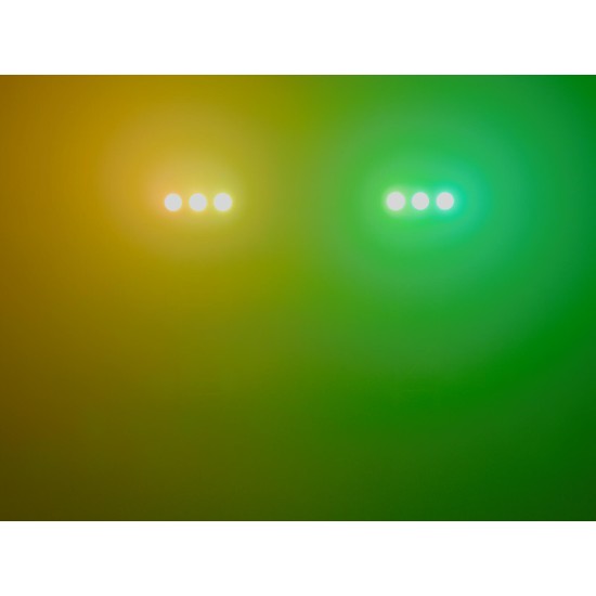 EUROLITE LED IP Triple Eye Hybrid - Proiettore LED da Palco con Effetto Luce DMX IP65