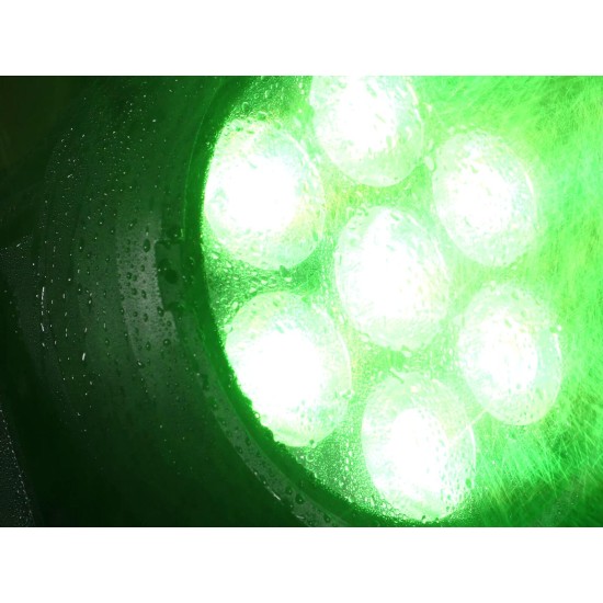 EUROLITE LED IP PAR 7x15W RGBL Spot IP65 con Telecomando e Filtri Antigelo