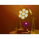 EUROLITE LED IP PAR 7x15W RGBL Spot IP65 con Telecomando e Filtri Antigelo