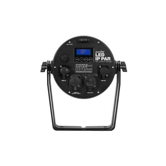 EUROLITE LED IP PAR 7x8W QCL: Proiettore LED da Palco Impermeabile per Effetti Luce Scenografici