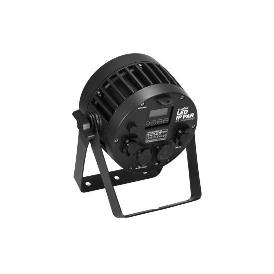 EUROLITE LED IP PAR 7x8W QCL: Proiettore LED da Palco Impermeabile per Effetti Luce Scenografici