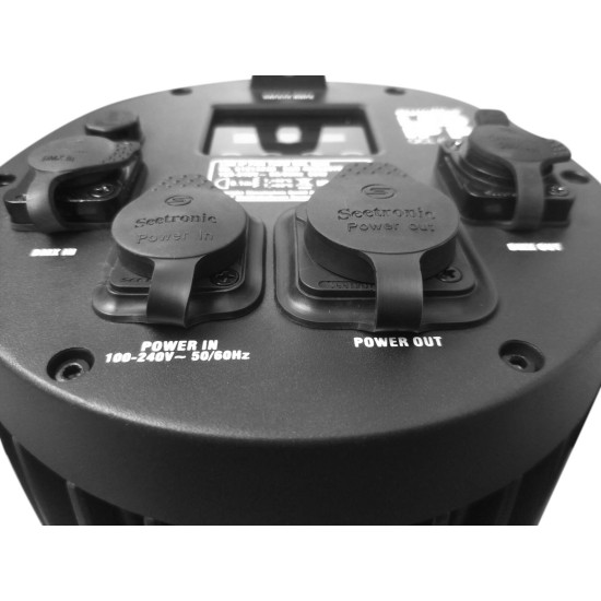 EUROLITE LED IP PAR 7x8W QCL: Proiettore LED da Palco Impermeabile per Effetti Luce Scenografici