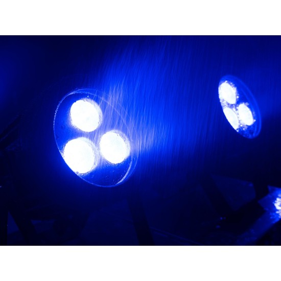 Proiettore LED IP65 Eurolite 3x8W QCL RGBW per Effetti Scenografici