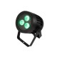 EUROLITE LED IP PAR 3x9W SCL Spot - Faretto Professionale per Esterni con RGB/CW/WW/A/UV