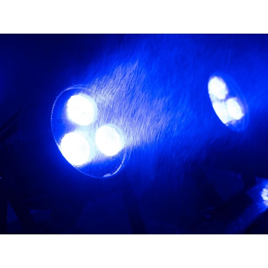 EUROLITE LED IP PAR 3x9W SCL Spot - Faretto Professionale per Esterni con RGB/CW/WW/A/UV