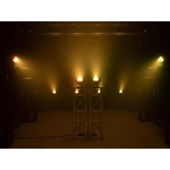 EUROLITE LED IP PAR 3x9W SCL Spot - Faretto Professionale per Esterni con RGB/CW/WW/A/UV
