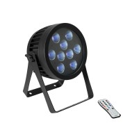 EUROLITE LED IP PAR 9 UV: Faretto Professionale UV per Esterni con Telecomando