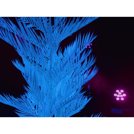 EUROLITE LED IP PAR 9 UV: Faretto Professionale UV per Esterni con Telecomando