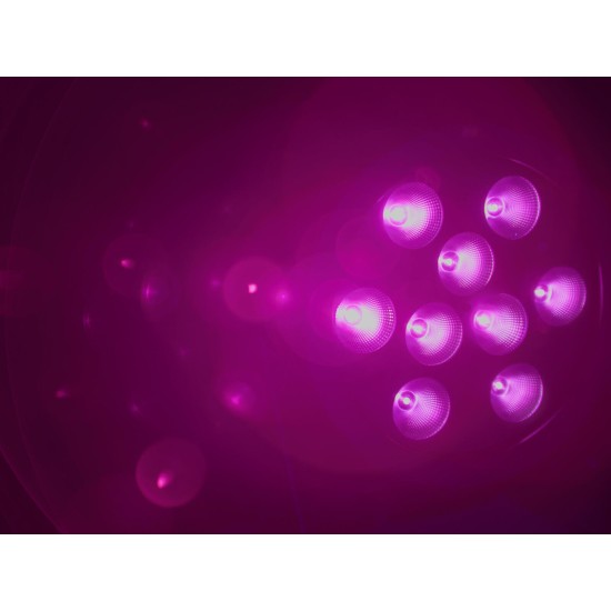 EUROLITE LED IP PAR 9 UV: Faretto Professionale UV per Esterni con Telecomando