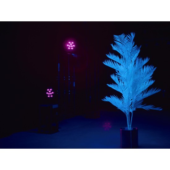 EUROLITE LED IP PAR 9 UV: Faretto Professionale UV per Esterni con Telecomando