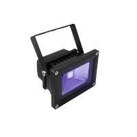 EUROLITE Proiettore LED UV IP54 10W COB per Esterni con Effetto Luce