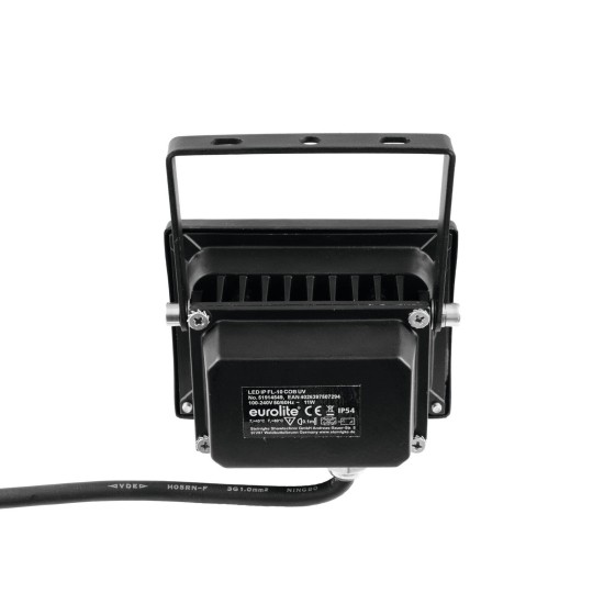 EUROLITE Proiettore LED UV IP54 10W COB per Esterni con Effetto Luce