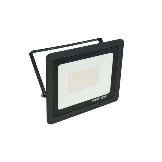 EUROLITE LED IP FL-100 SMD WW: Proiettore LED Esterno IP66 con 128 SMD 2835 Bianco Caldo