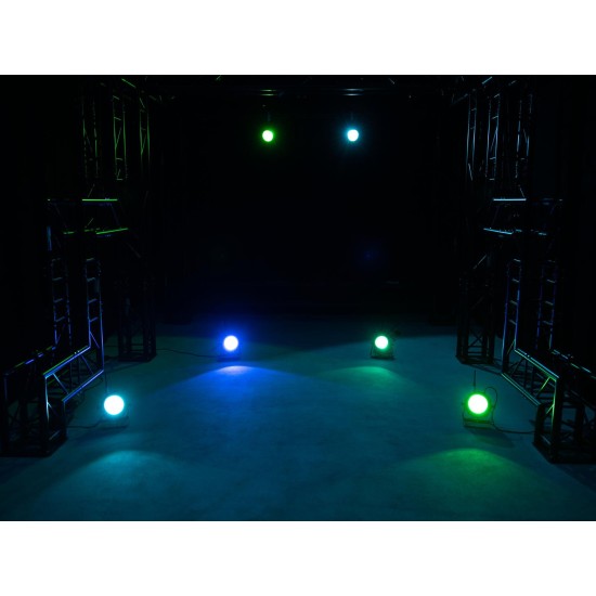 Eurolite LED SLS-30 COB QCL Floor: Proiettore LED Professionale RGBW con Effetti DMX