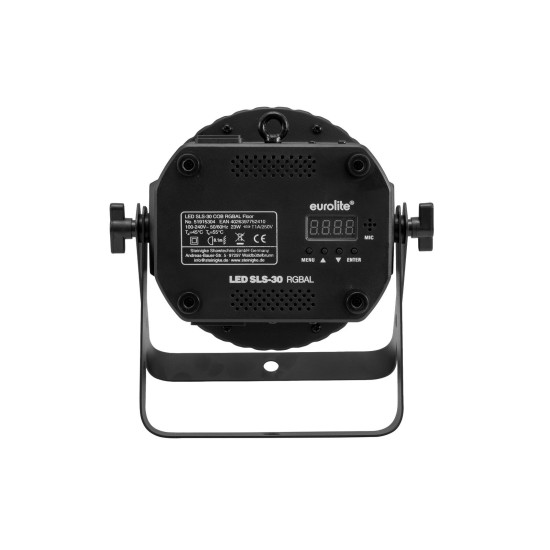 EUROLITE LED SLS-30 COB RGBAL Floor Spot con Telecomando IR per Eventi