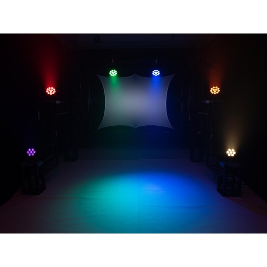 Eurolite LED 4C-7 Spot Slim Silenzioso RGBW per Illuminazione Professionale