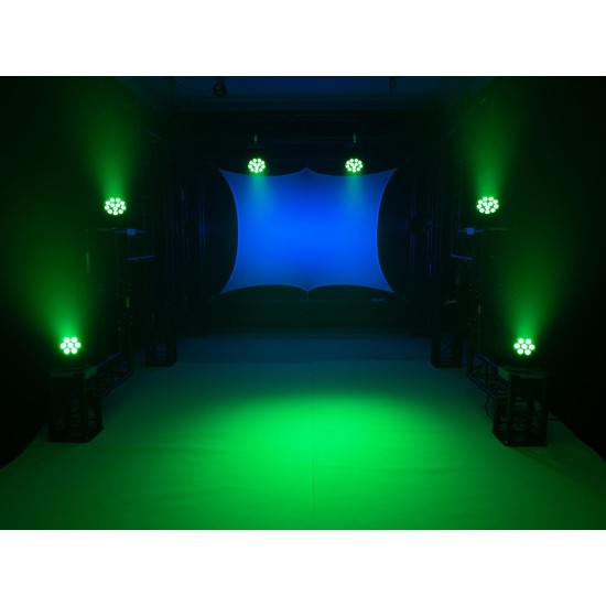 EUROLITE Silent Slim Spot LED 7C-7: Compatto e Silenzioso per Illuminazione Professionale